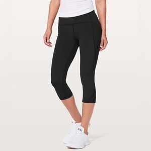 lululemon athletica Classic Black Cropped Leggings